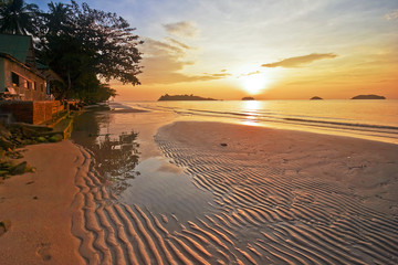 Fototapeta premium Sunset ebb