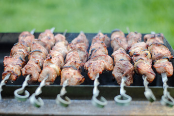 Grilled Kebabs, skewers