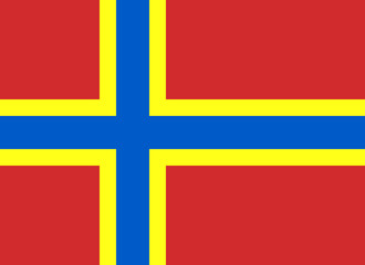 Obraz premium Flag of Orkney Horizontal