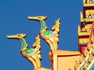 Fototapeta na wymiar Thailand temple roof