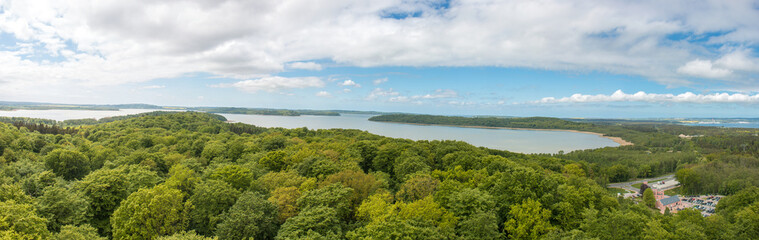 Obraz premium Rügen Panorama Ostsee und Kleiner Jasmunder Bodden