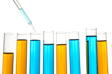 science laboratory test tubes