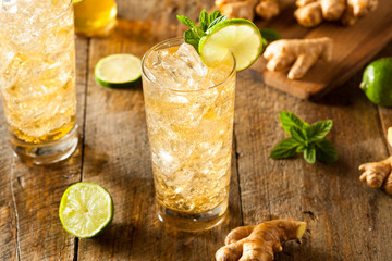 Refreshing Golden Ginger Beer