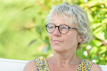 portrait of a beautiful middle-aged woman