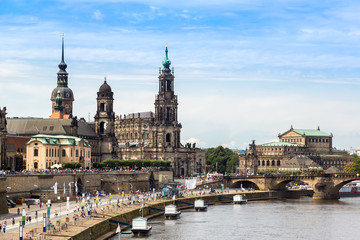 Fototapeta premium Panoramic view of Dresden
