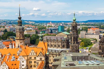 Deurstickers Panoramic view of Dresden © Sergii Figurnyi