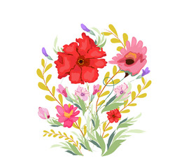 Paint Watercolor Flowers