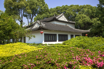 Fototapeta na wymiar 江南水郷 周荘の全福寺