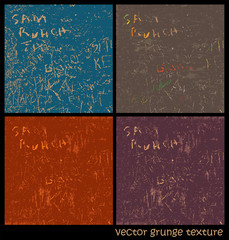 Vector grunge textures