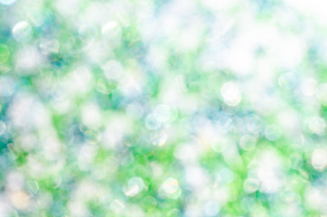 blurred green and blue background