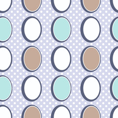 Colored circle seamless pattern background