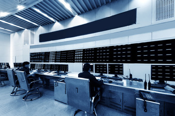 developed technology inside the stock trading control room