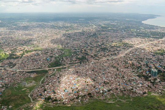Aerial view of Dar Es Salaam
