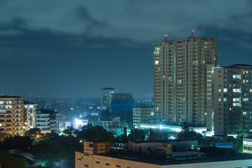 Downtowm Dar Es Salaam at Night