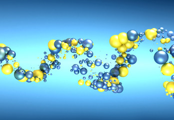 Colorful Abstract Particles