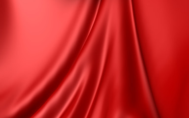 Fototapeta na wymiar Red Cloth Background 