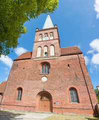 Fototapeta premium Marienkirche Bergen Insel Rügen