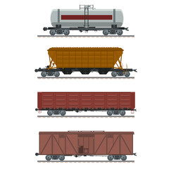 Collection of waggons