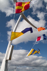 shipping flags