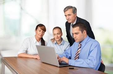 Fototapeta premium Business, Casual, Computer.