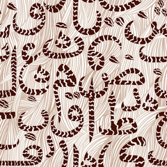 seamless pattern ornament Arabic calligraphy of text Eid Mubarak concept for muslim community festival Eid Al Fitr(Eid Mubarak)