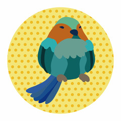 bird cartoon design elements vector