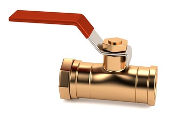 3d render of industrial valve