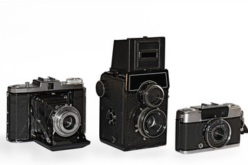 vecchie macchine fotografiche