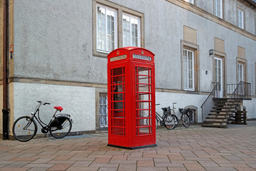 red phone booth