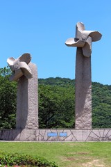 一本松公園　石のかざぐるま