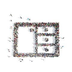 people in the shape of dresser.