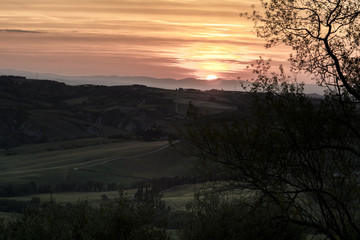 Tramonto in Toscana