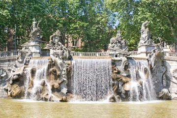 Photo sur Plexiglas Fontaine Fountain of the Twelve Months, Turin