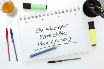 Customer Specific Marketing
