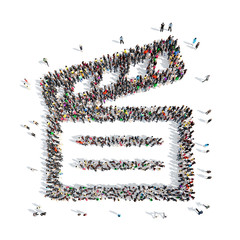 people in the shape of crackers.