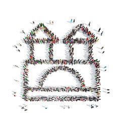 people in the shape of children's toys.