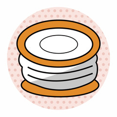 Fishing line theme elements