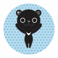 animal bear cartoon theme elements
