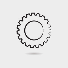 Gear vector icon