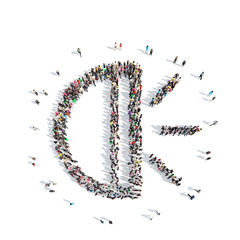 people in the shape of lights.