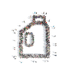 people in the shape of cans