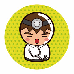 person character docter theme elements