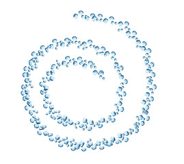 Water Drops Spiral