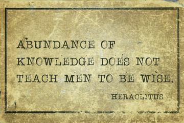 abundance Heraclitus
