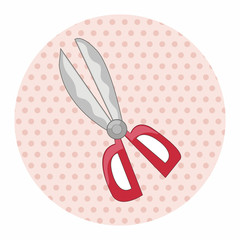 stationary scissors theme elements vector,eps