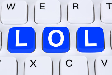 LOL lachen Kommunikation online im Internet