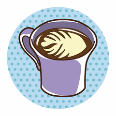 coffee theme elements vector,eps