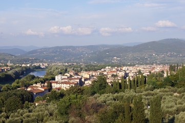 Fototapeta na wymiar Toscana Panorama