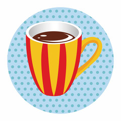 coffee theme elements vector,eps