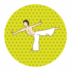 dancer theme elements vector,eps